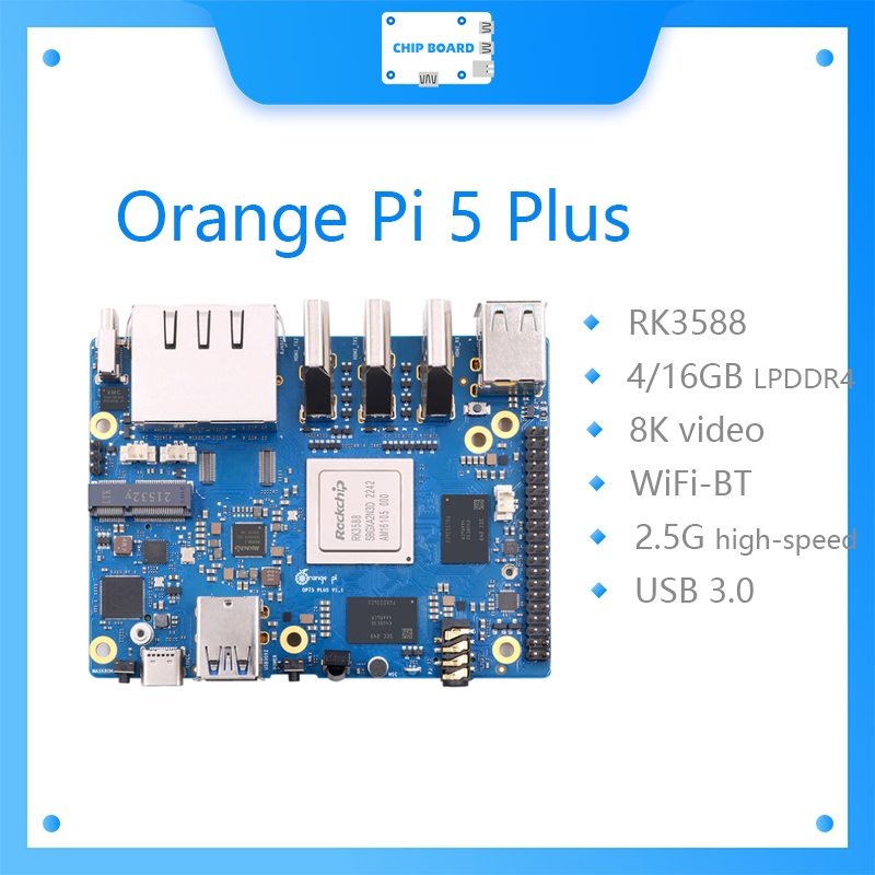 Rockchip Rk3588 Development Board - Komputer jednopłytkowy Orange Pi 5 Plus
