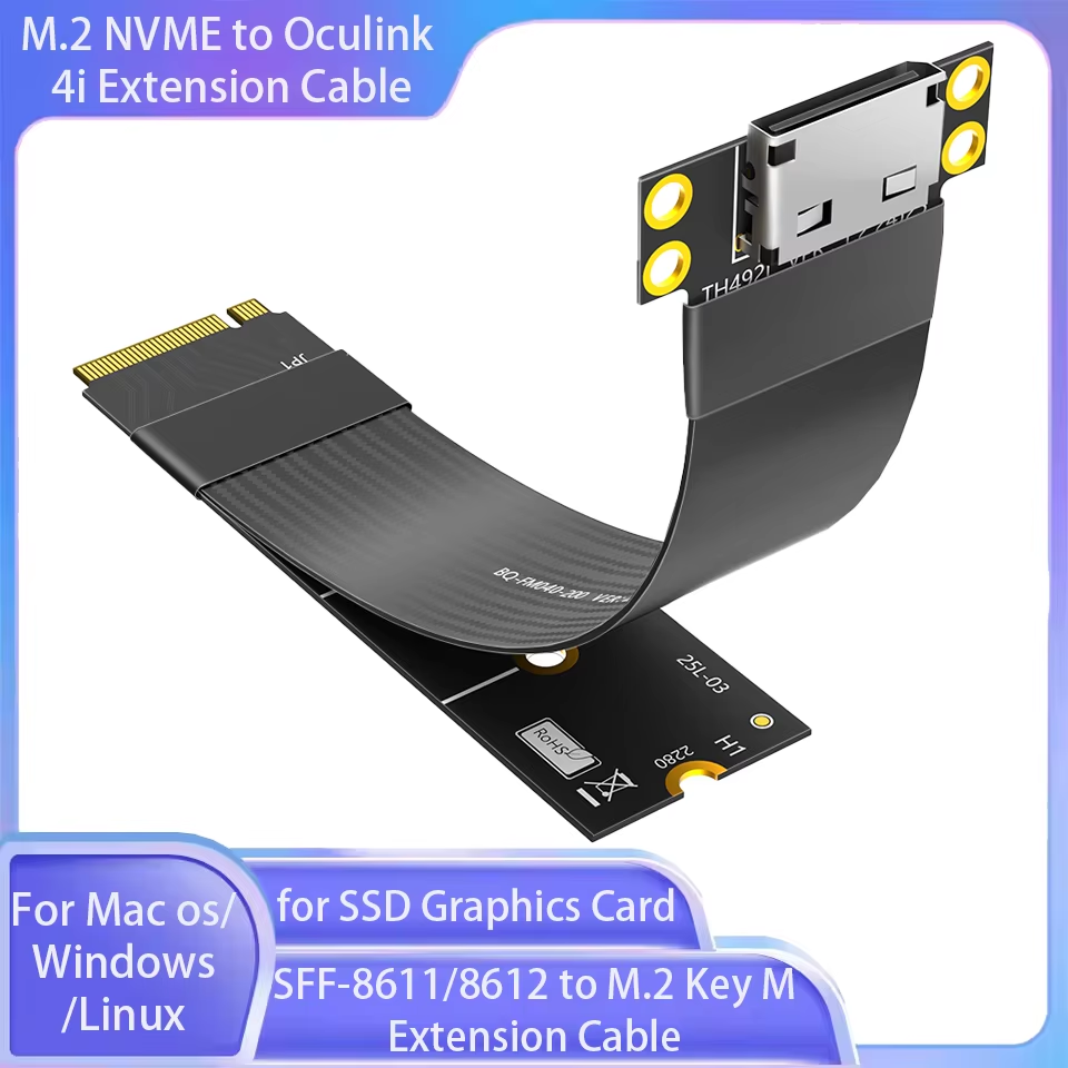 Oculink Egpu Mini Pc - Kabel przedłużający M.2 NVME do Oculink