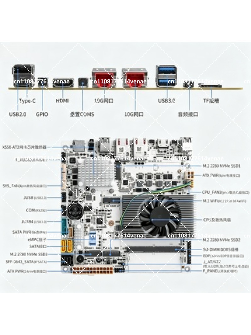 Płyta główna NAS 8-bay z proce – Nas Motherboard 8 Sata Mini Itx recenzja i cena