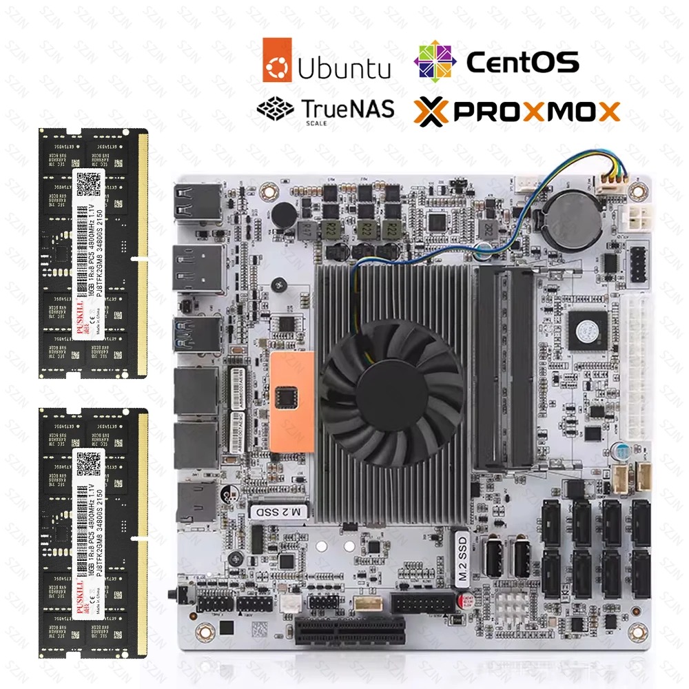 Płyta główna NAS I5-8265U ES,  – Nas Motherboard 8 Sata Mini Itx recenzja i cena