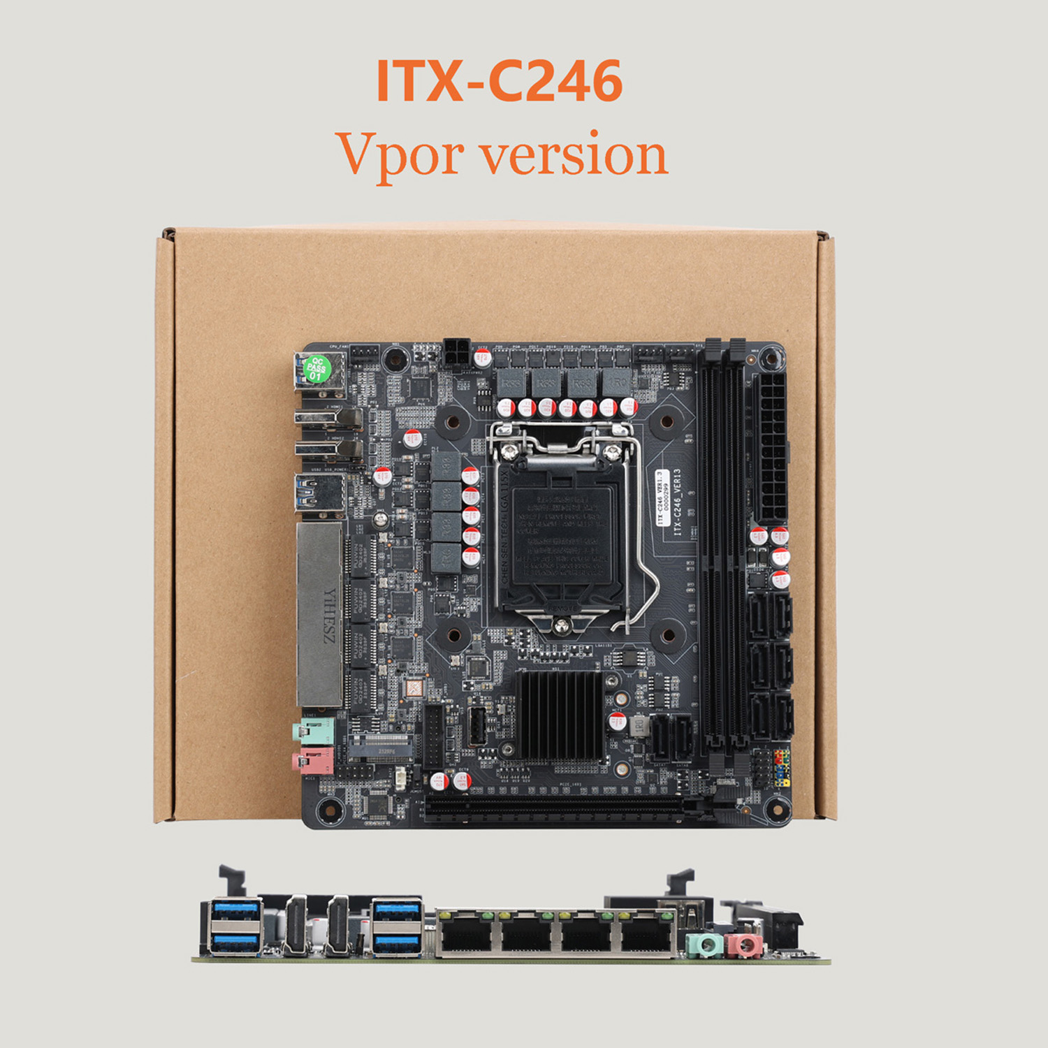 Płyta główna LGA1151 C246 Vpro – Nas Motherboard 8 Sata Mini Itx recenzja i cena